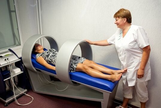 Magnetic procedures are part of physiotherapy and consist of 10 sessions