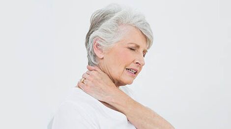 neck pain is the cause of osteochondrosis of the cervix